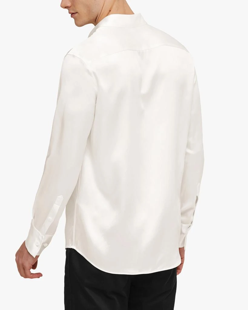 LILYSILK 22MM Mulberry Silk Basic Mens Shirt 10