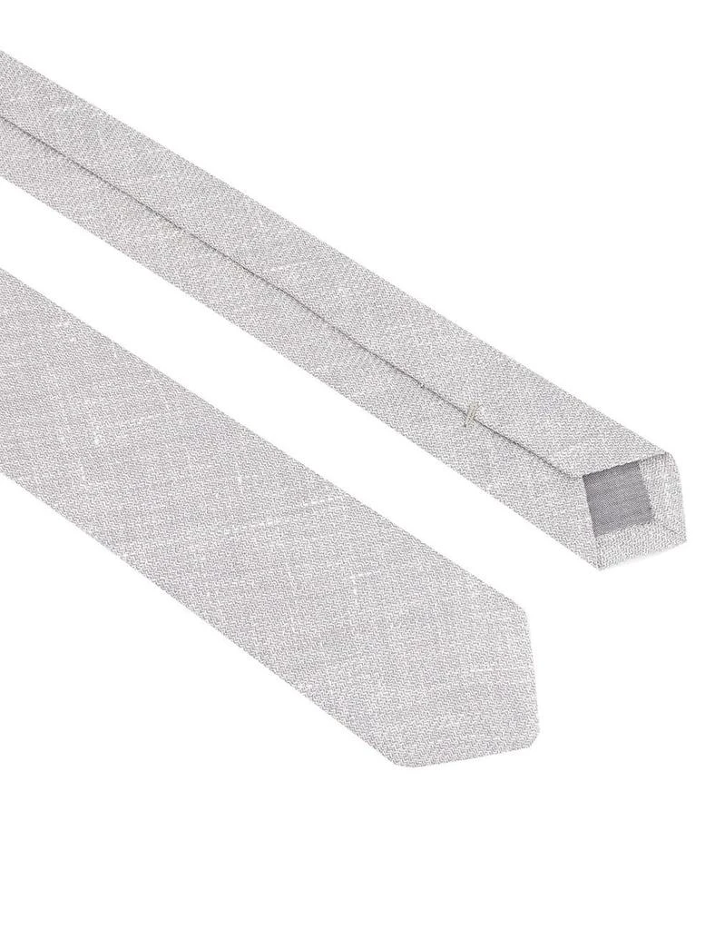 ELEVENTY Eleventy Patterned-Jacquard Pointed Tip Tie 2