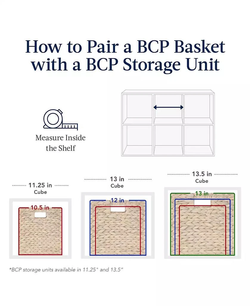 Best Choice Products 10.5x10.5in Hyacinth Storage Baskets, Set of 5 Multipurpose Collapsible Organizers 9
