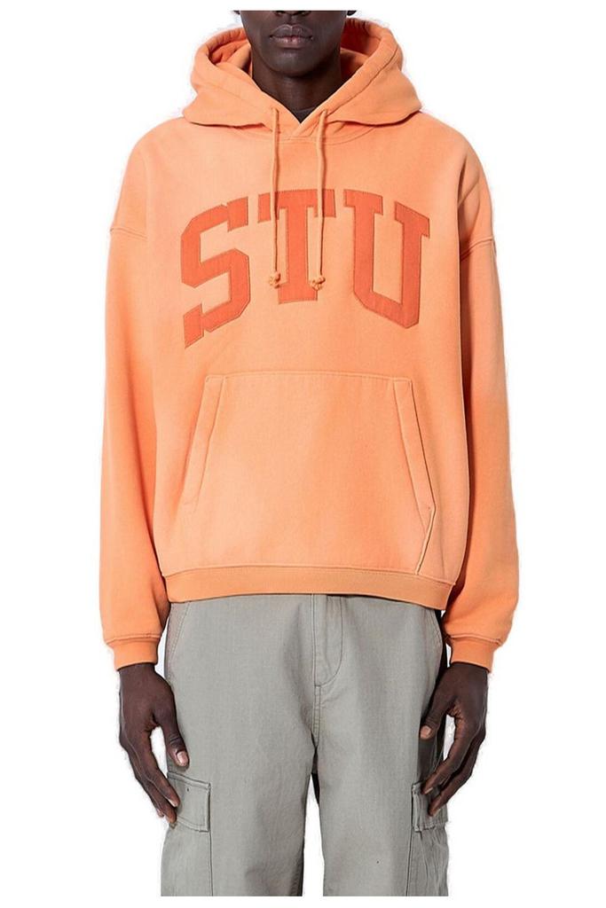 Stüssy STU logo hoodie Stussy Stu Relaxed Hoodie Blue Men's - SS25 - US
