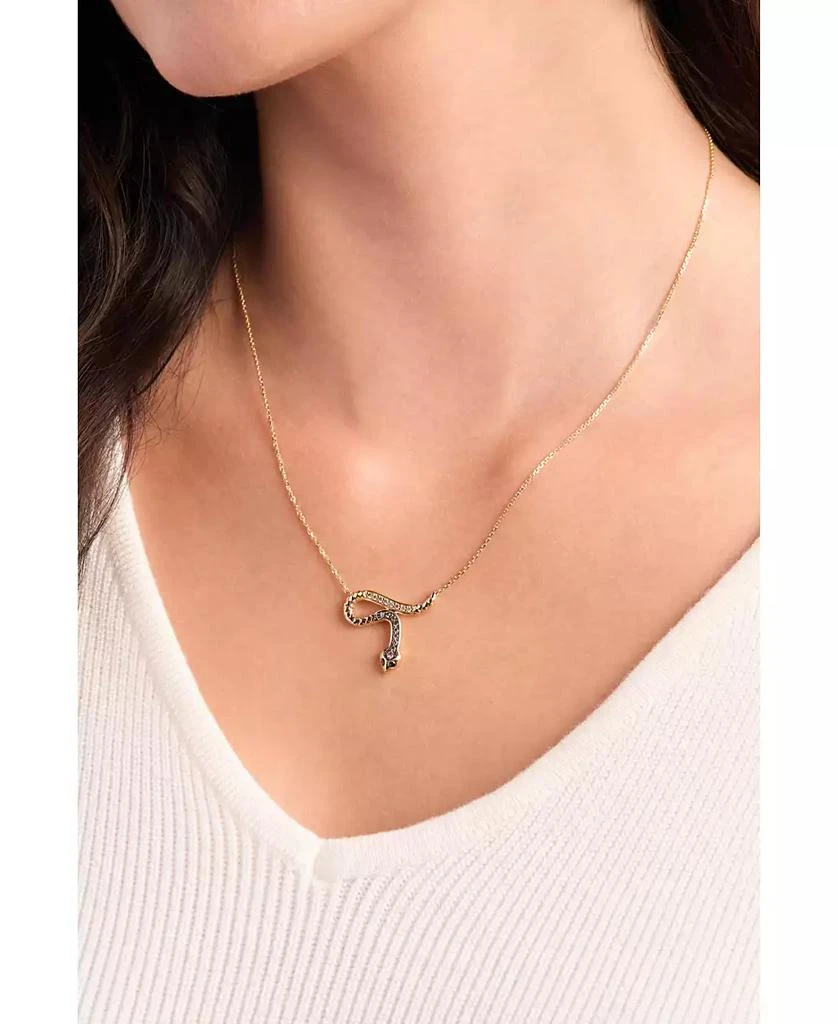 Le Vian Chocolate Diamond, Nude Diamond, 
Blackberry Diamond Snake Adjustable 19" Pendant Necklace (1/4 ct. t.w.) in 14k Gold 3