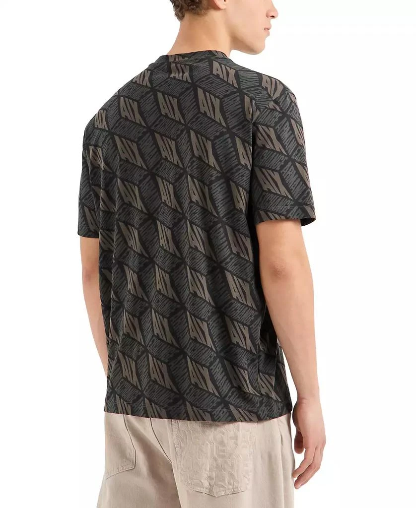 Armani Exchange Men's Short Sleeve Crewneck 3D Graphic T-Shirt 6