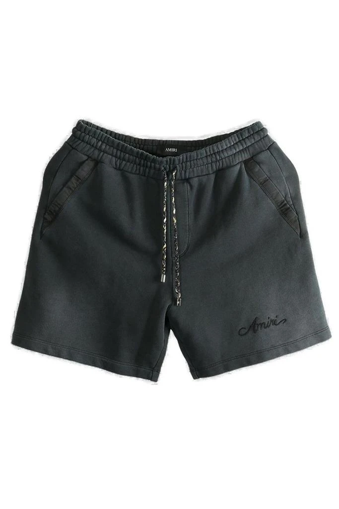 AMIRI Amiri Drawstring Logo Embroidered Panelled Shorts 1