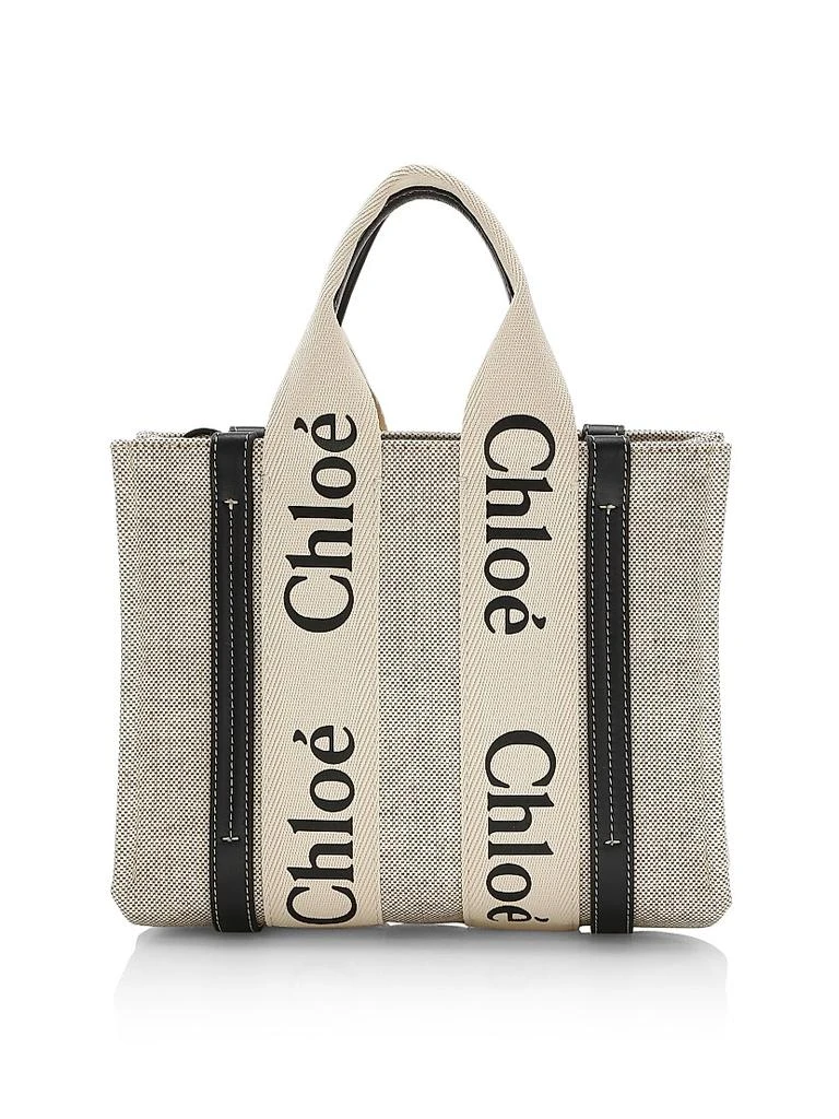 Chloé Small Woody Canvas Tote 1