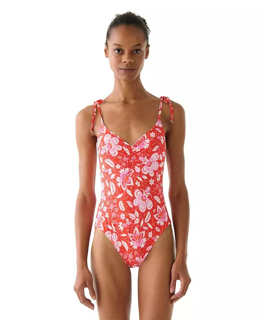 Kate Spade Women
s V-Neck One-Piece Swimsuit