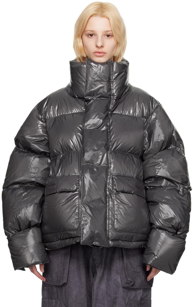 アウターその他 Our Legacy Cropped Inhale Puffa Black (W) Our Legacy - Cropped Inhale Puffa Black Tech