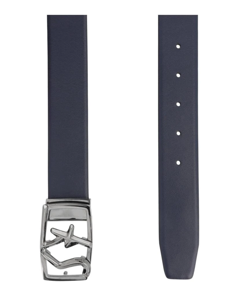 Salvatore Ferragamo SF Logo Reversible Leather Belt 2