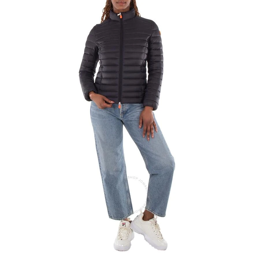 Save The Duck Ladies Black Carly Animal Free Puffer Jacket 2