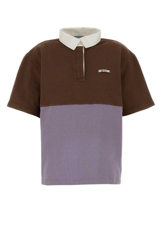 Prada Prada Two-Toned Polo Shirt