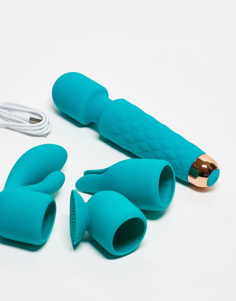 Ann Summers Ann Summers travel wand vibrator set with 3 additional heads 3