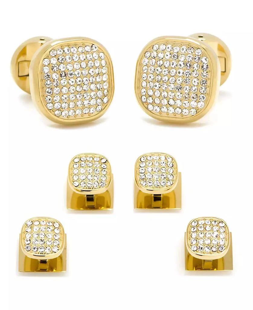 Ox and Bull Trading Co. Men's Pave Cufflink and Stud Set 1