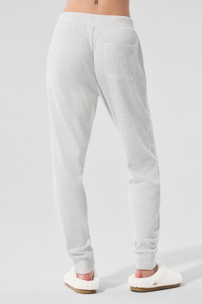 Alo Muse Sweatpant - White Heather