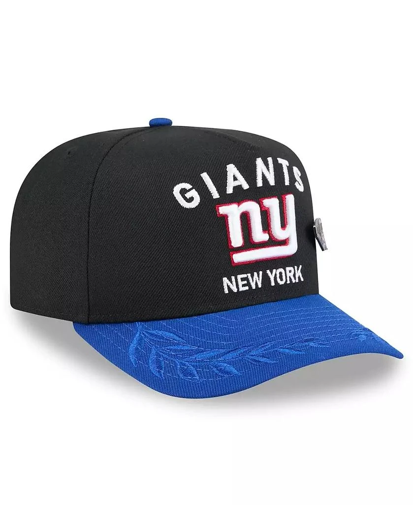 New Era Men's Black/Royal New York Giants 2025 NFL Draft On Stage A-Frame 59FIFTY Fitted Hat 4