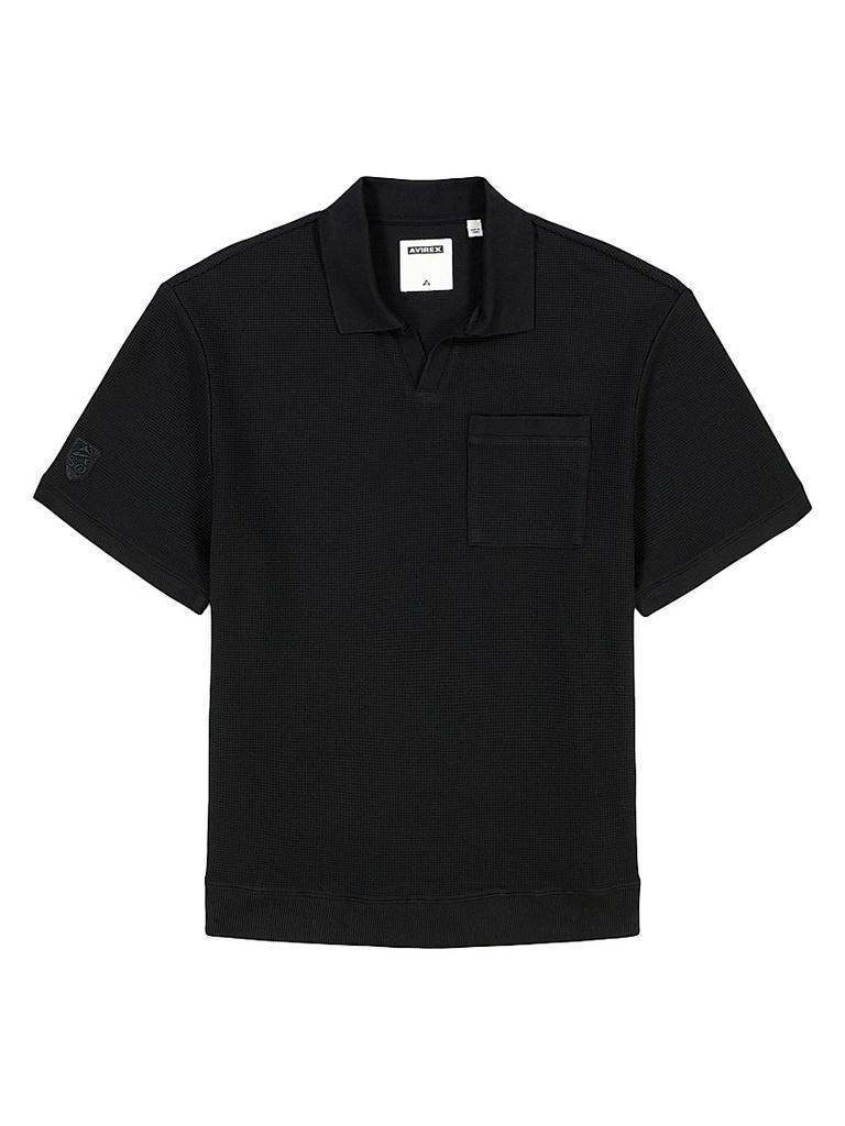Gajess Kanon logo Polo Knit ネイビー 38 Gajess Kanon logo Polo Knit ネイビー 38 Gajess Kanon logo