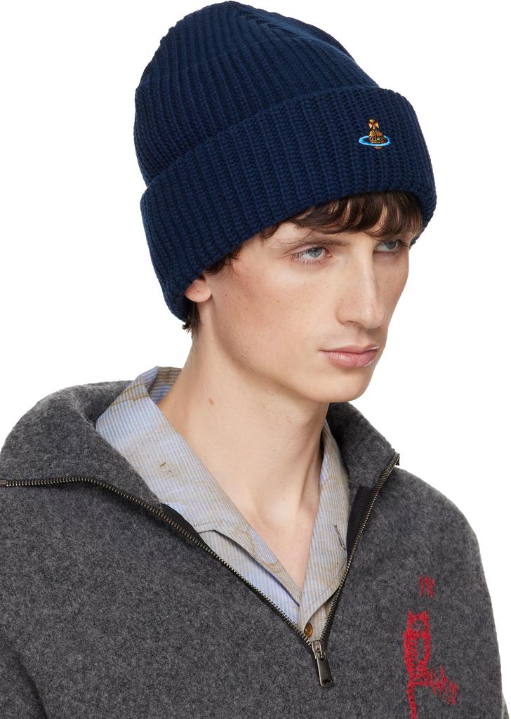 Shop Navy Sporty Beanie on Sale at BeyondStyle – Get 52% Off Navy