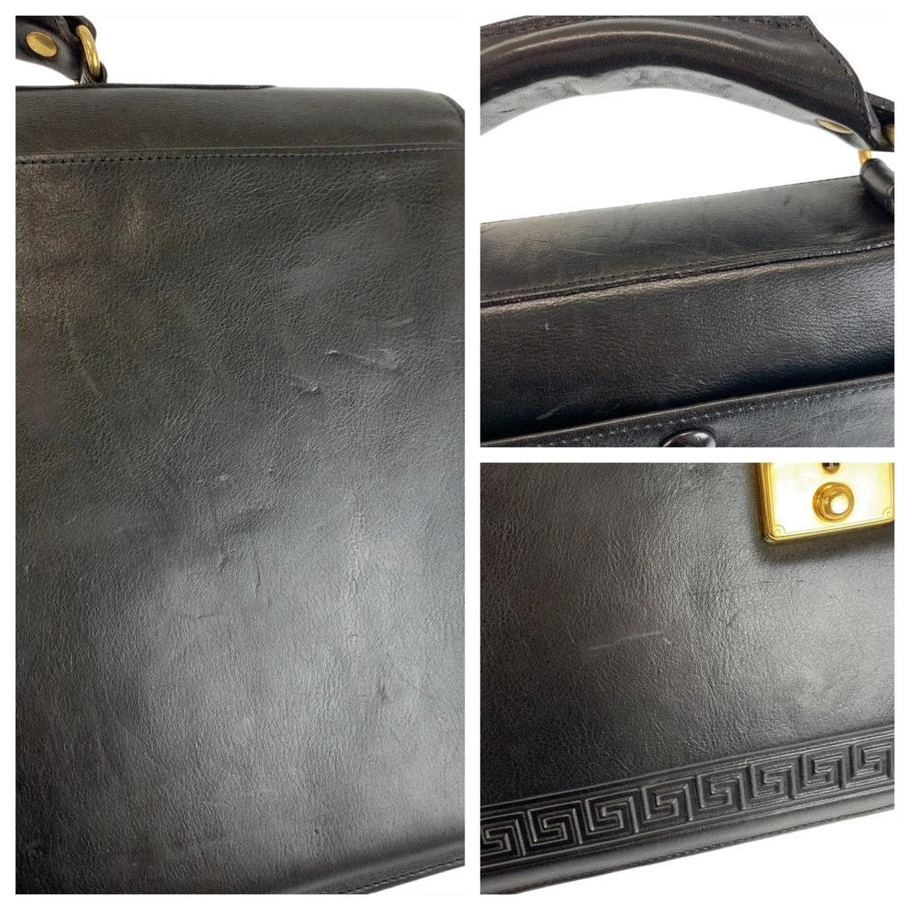 Versace Leather Business Briefcase 5