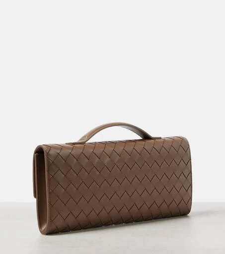 Bottega Veneta Andiamo Intrecciato leather clutch 4