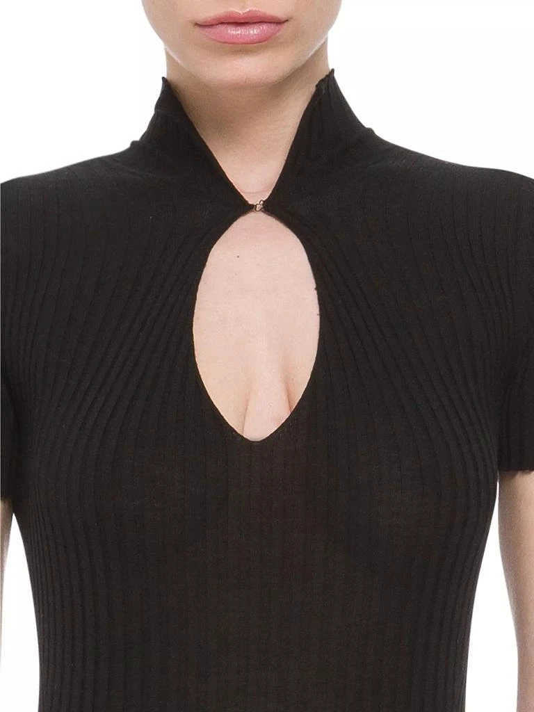 Wolford Rib-Knit Wool Bodysuit 5