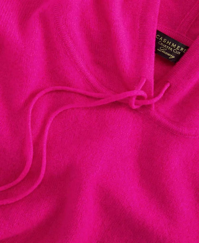 Charter Club Plus Size Cashmere Drawstring Hoodie, Created for Macy's 4