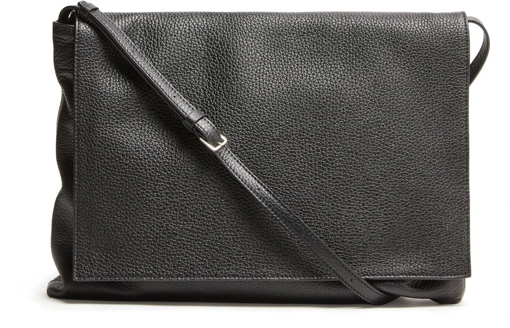 The Row Nan Messenger bag in leather 2