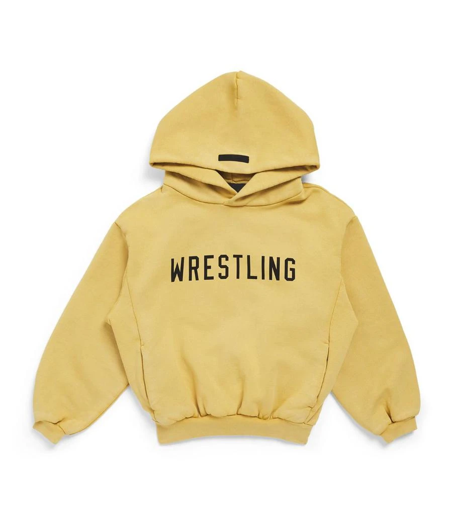 FEAR OF GOD ESSENTIALS KIDS Heavy Fleece Logo Hoodie (2-16 Years) 1