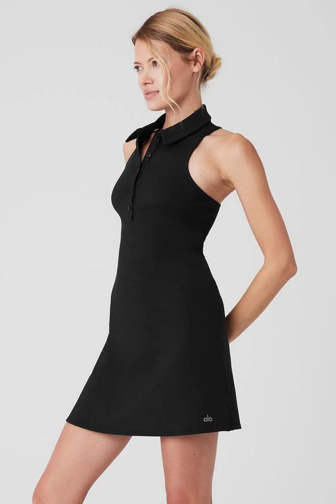 Alo Charmed Tennis Dress - Black 4