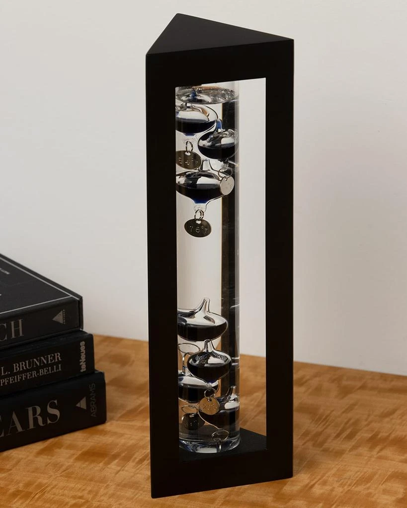 Bey-Berk Galileo Thermometer with Black Weights, 13"L 4