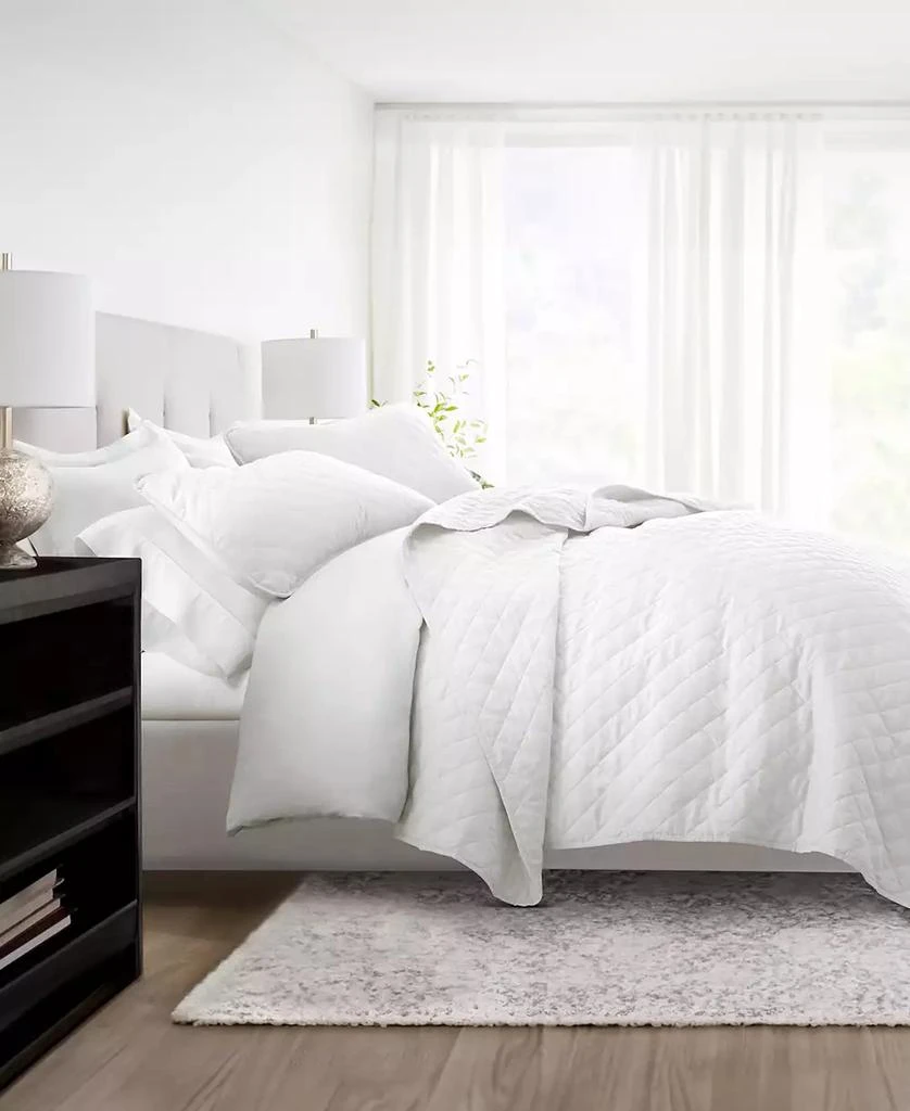 IENJOY HOME Diamond Stitch 3-Pc. Lightweight Quilt Set 2