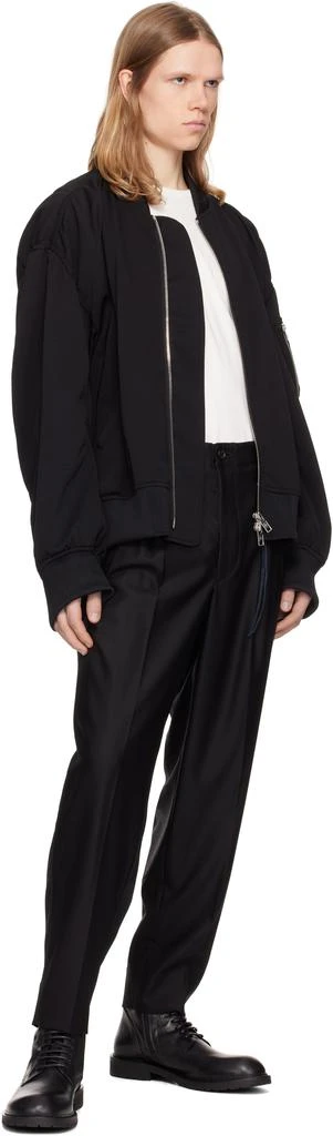 mastermind WORLD Black Jersey Bomber Jacket 4
