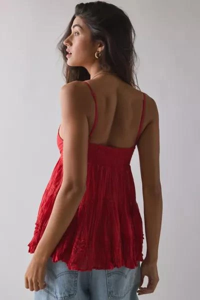 Kimchi Blue Kimchi Blue Tara Embroidered Cotton Babydoll Cami 2