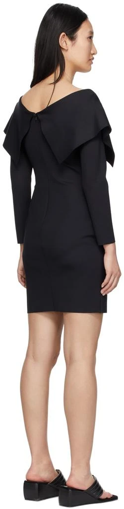 ROSETTA GETTY Black Fold Off-Shoulder Dress 3