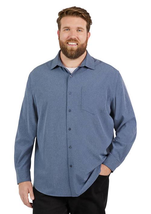CHAPS Big Tall Everyday Performance Solid Woven Shirt