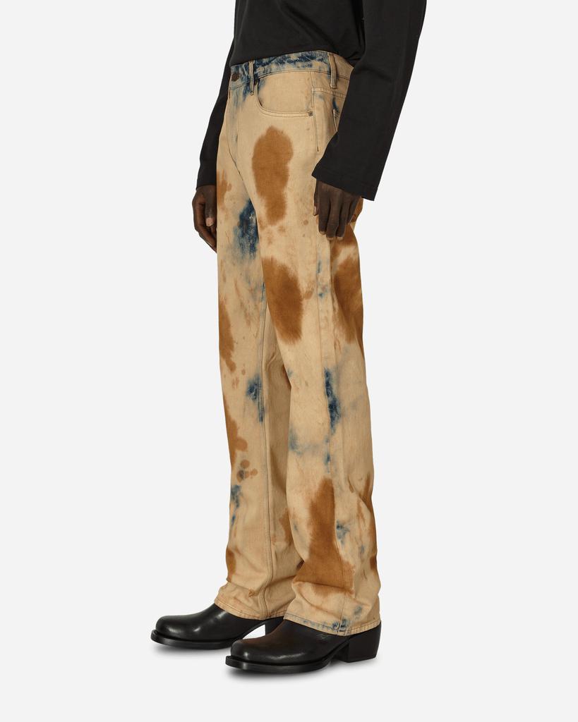 Guess USA Bleached Denim Flare Jeans Acid Savas Wash