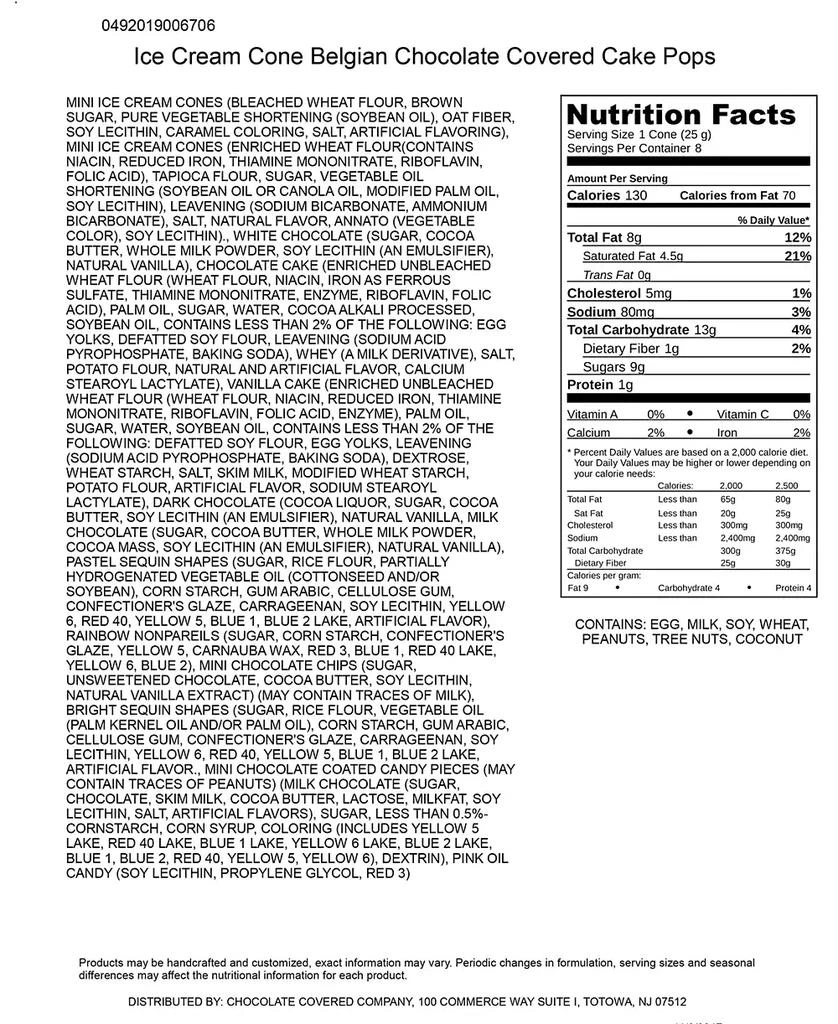 Chocolate Covered Company 8-pc. Ice Cream Cake Pops 2