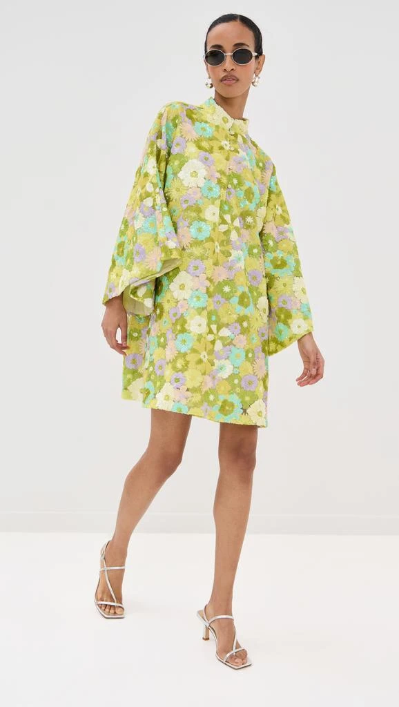 La Vie Style House Burst Sequin Mini Caftan 4