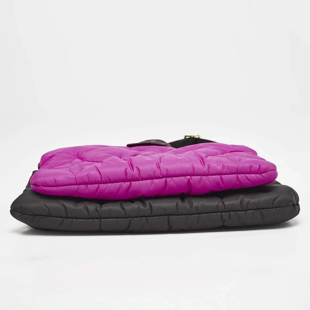 Louis Vuitton Louis Vuitton Black/Magenta Monogram Econyl Pillow Maxi Multi Pochette Accessories 6