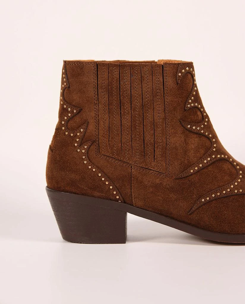 Toral Bottines Silvia Punk Cognac 7