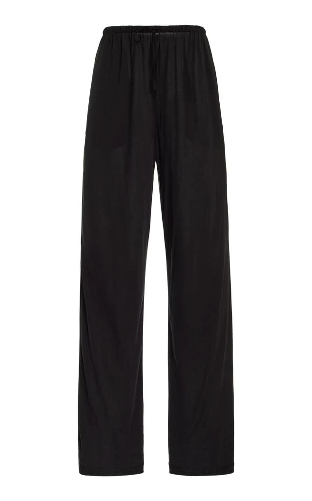 The Row The Row - Lanuit Knit Silk Wide-Leg Pants - Grey - M - Moda Operandi 1