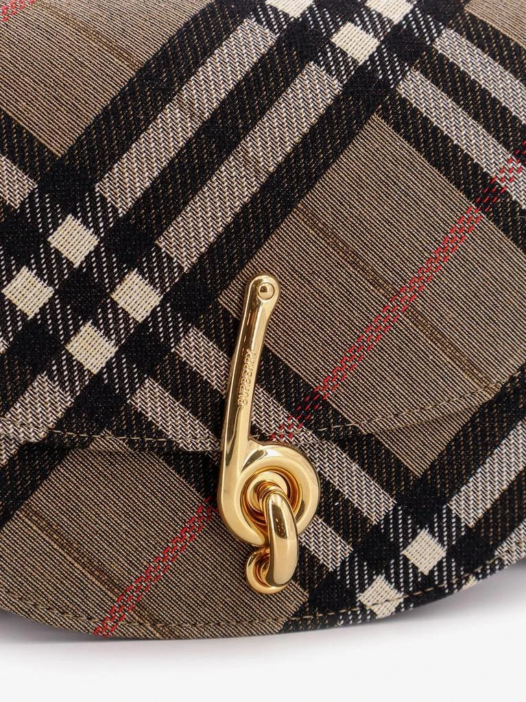 Burberry Bridle Canvas and Leather Check Shoulder Bag 5