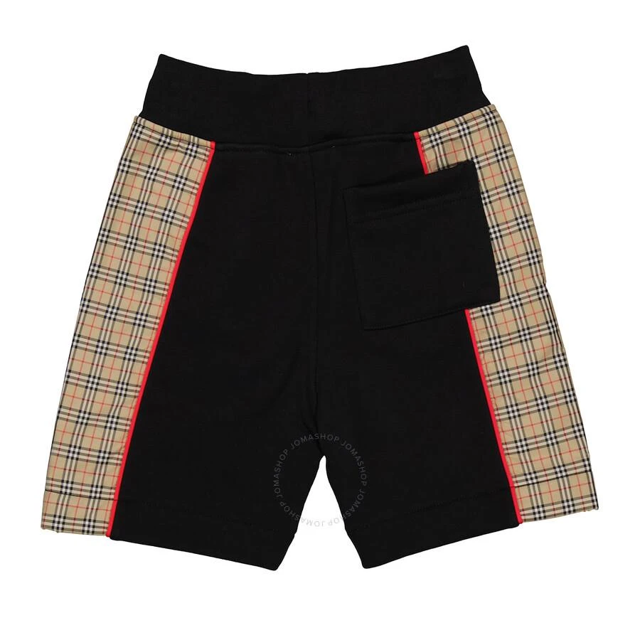 Burberry Boys Black Jonah Panel Cotton Shorts 2