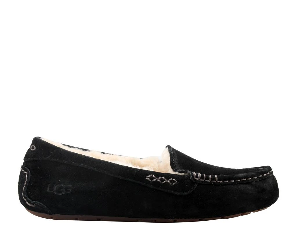 UGG Australia Ansley Moccasin Black Women's Slippers 3312-BLK 2