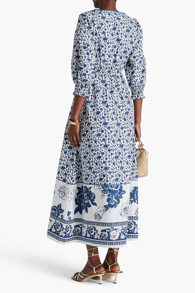 LORETTA CAPONI Yara printed woven maxi dress 3