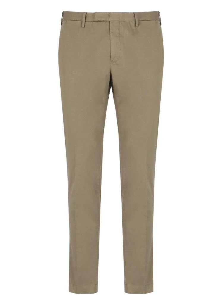 PT TORINO Brown Cotton Trousers 1
