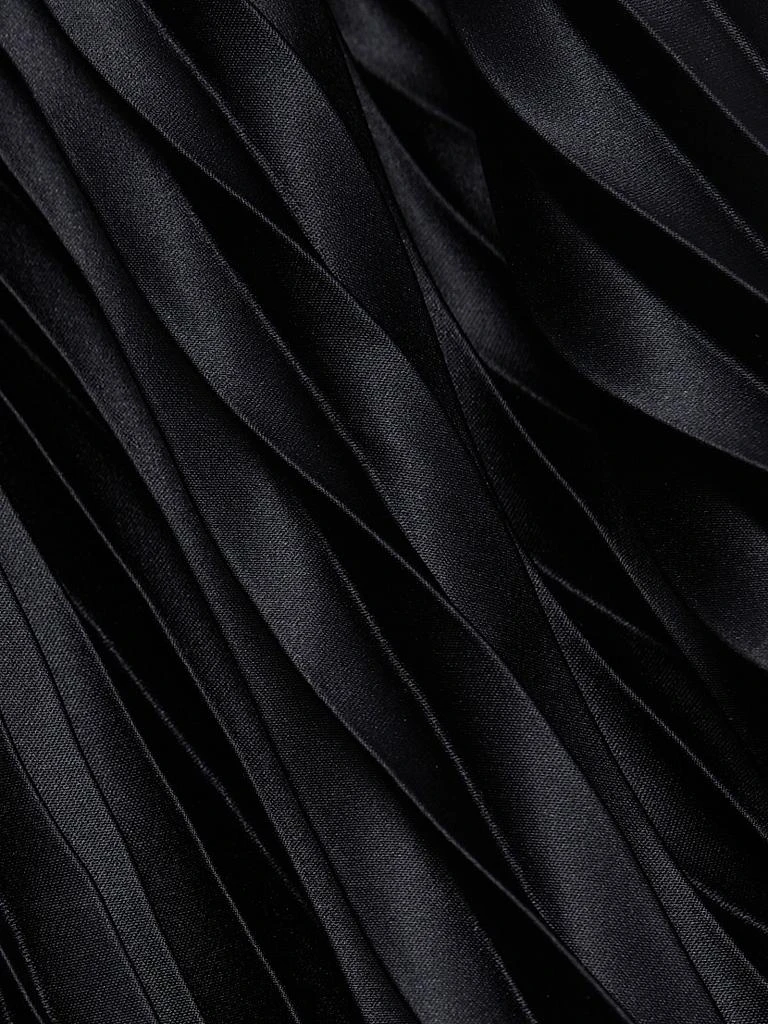 AMUR Milly Strapless Pleated Maxi Dress 7