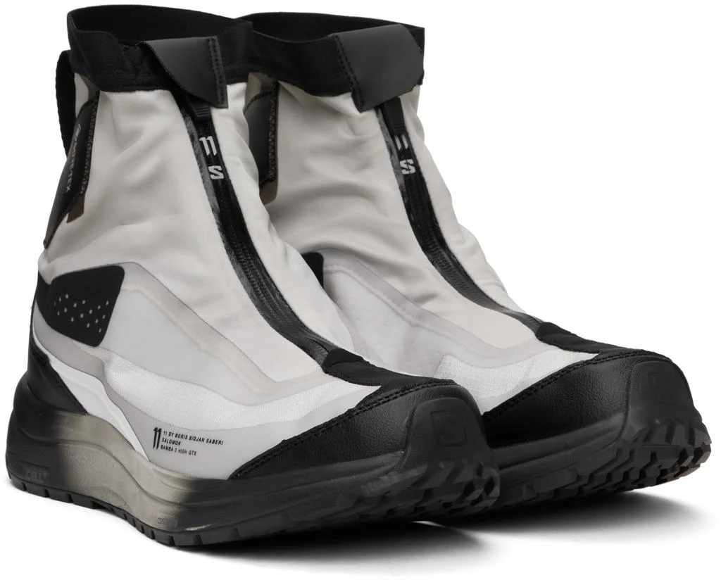 11 by Boris Bidjan Saberi Gray Salomon Edition Bamba 2 High GTX V2 Sneakers 4