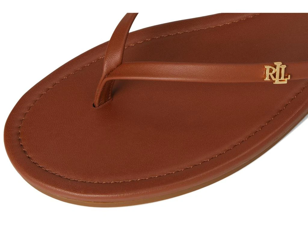 Ralph Lauren Raquel Leather Flip-flops 6