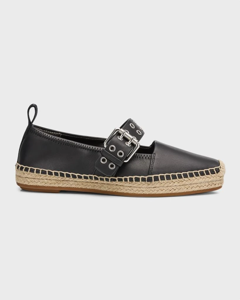 Rag & Bone Anteros Leather Mary Jane Espadrilles 1