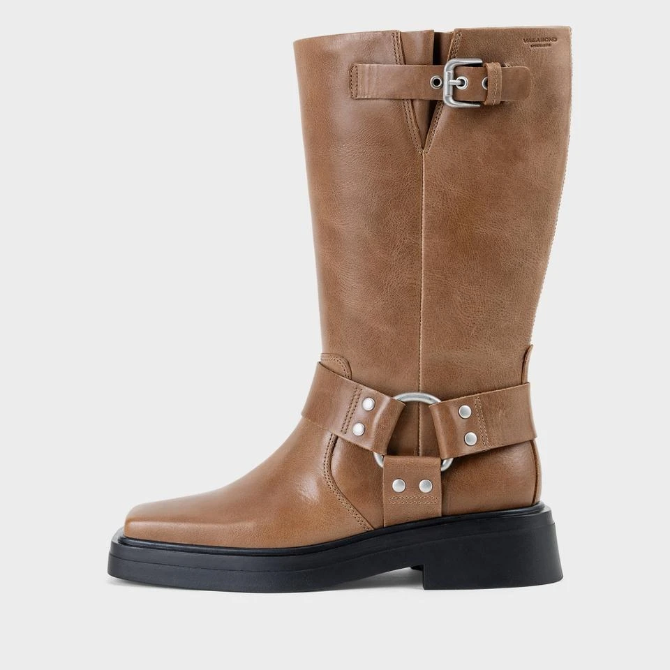undefined VAGABOND EYRA LEATHER HARNESS BIKER BOOTS 1