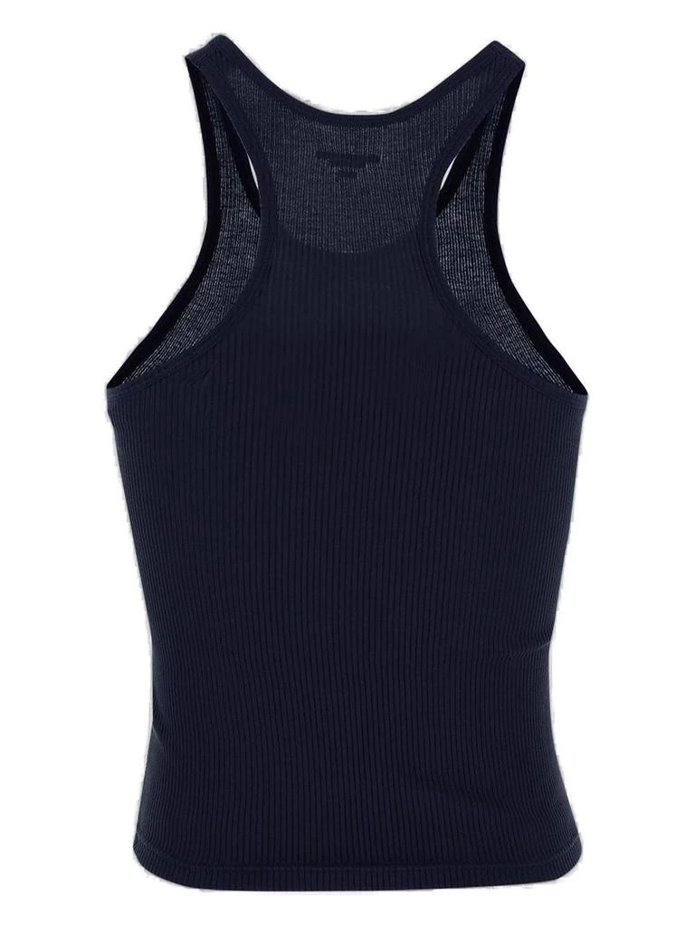Alexander Wang Alexander Wang Logo Tag Ribbed Tank Top 2
