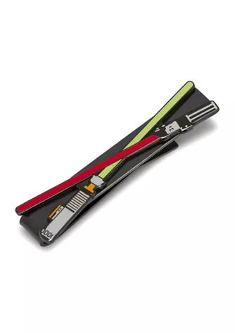 Star Wars Wars Lightsaber Battle Black Tie Bar